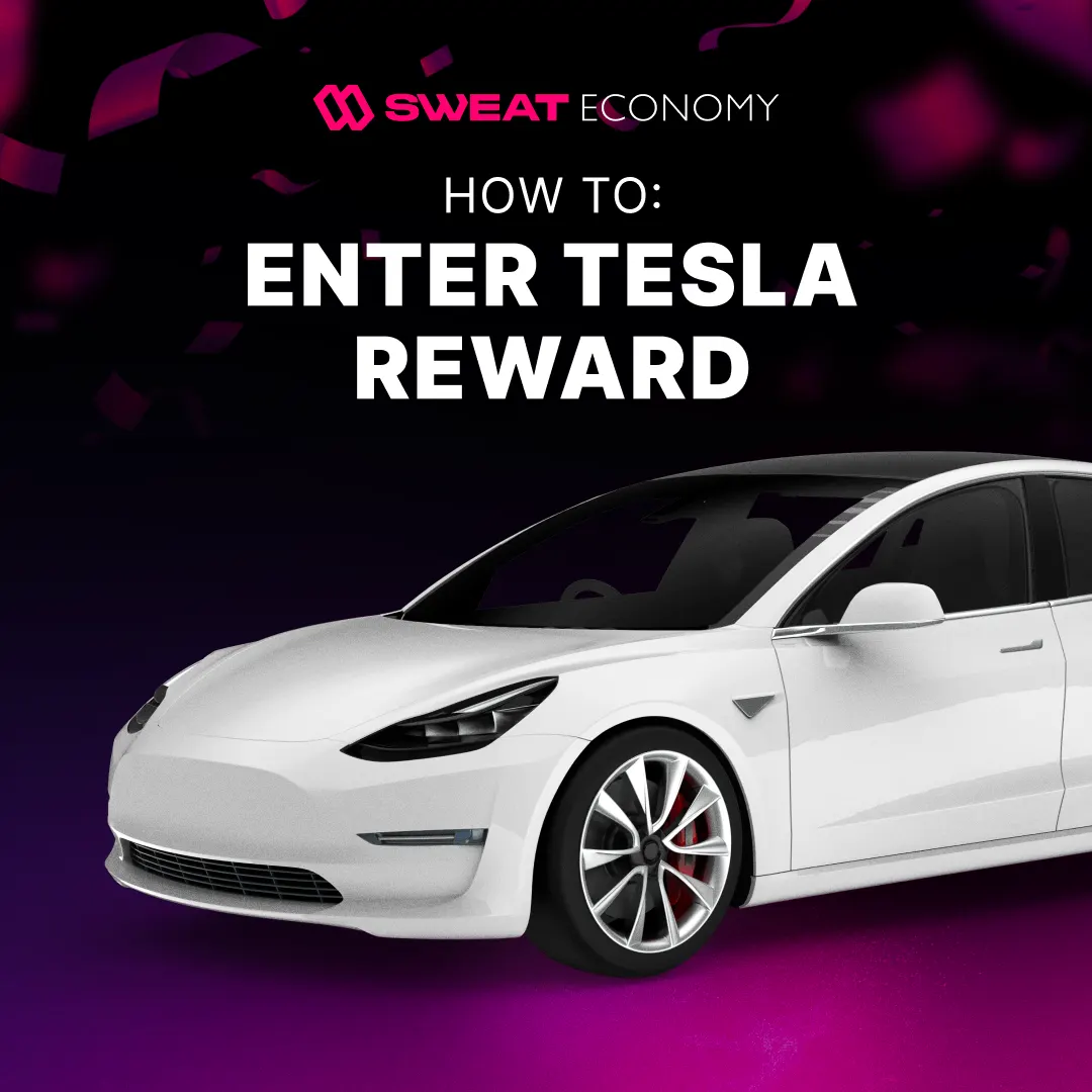 "How to enter" artwork for the Tesla prize draw